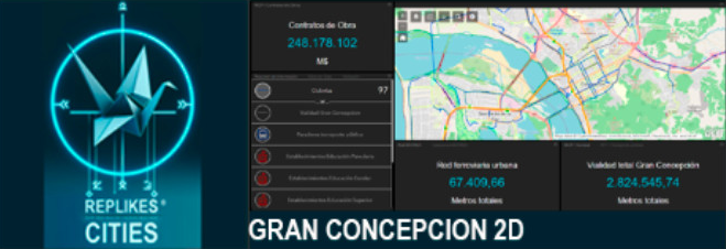 Gemelo Digital del Gran Concepción 2D